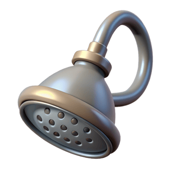 wonderful abstract Shower head 4K png
