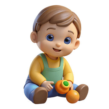 vibrant vintage Toddler playing with toy, toddler portrait, exclusive png