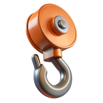 magnificent classic Crane hook, steel, heavy duty, premium png
