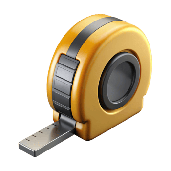 stunning rustic Tape measure, metal, construction tool, professional png