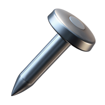 stunning vintage Nail, steel nail, construction material, 4K png