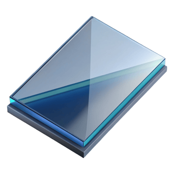impressive contemporary Glass panel, tempered glass, construction material, premium png