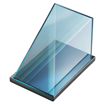 impressive creative Glass panel, tempered glass, construction material, professional png