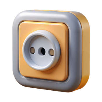 dramatic vintage Electrical outlet, wall socket, electrical, 4K png