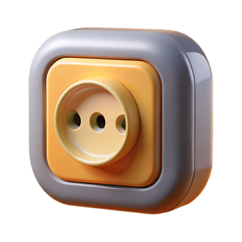 elegant classic Electrical outlet, wall socket, electrical, original png