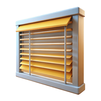 vibrant contemporary Window blinds, Venetian blinds, window covering, authentic png