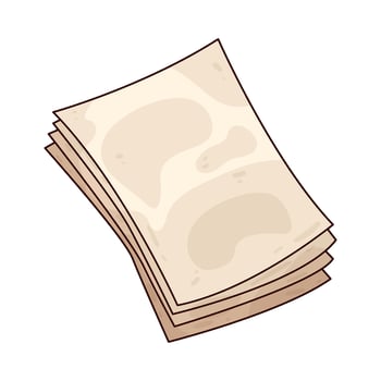 stacked paper illustration vector