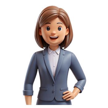 stunning modern Smiling businesswoman in a pantsuit, premium png