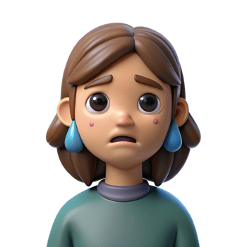 magnificent classic Sad girl with tears in her eyes, exclusive png
