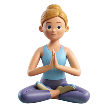 extraordinary contemporary Yoga instructor in a yoga pose high quality png