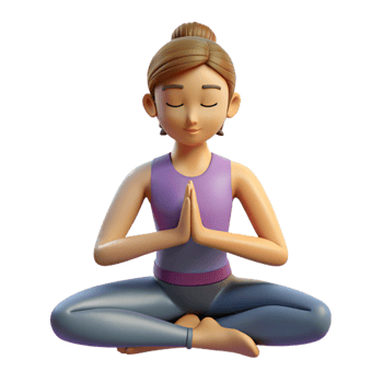wonderful classic Yoga instructor in a yoga pose premium png