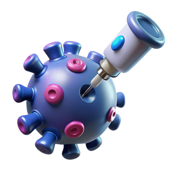 extraordinary classic Medical nanobot injecting a cell original png