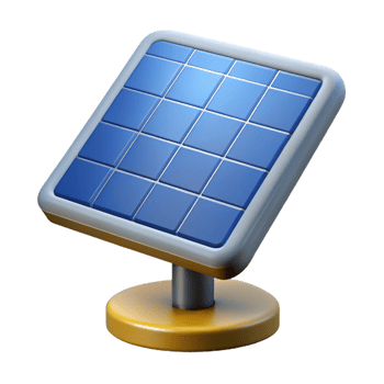 wonderful contemporary Solar panel absorbing sunlight high quality png