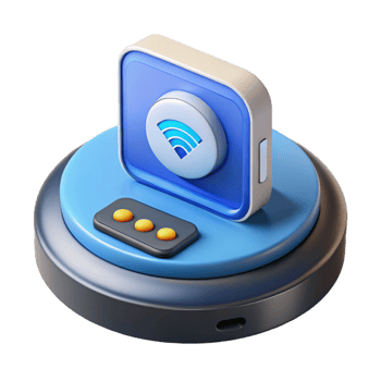 impressive modern Smart home hub with touch screen display premium png