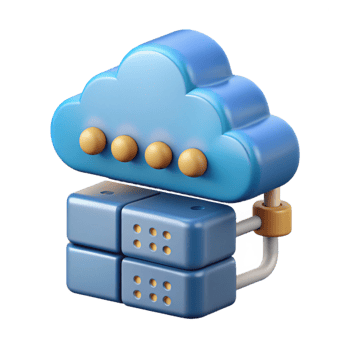 wonderful traditional Cloud computing server with data streams authentic png