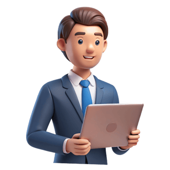 elegant vintage Office worker using a laptop, premium png