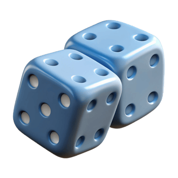 elegant minimalist A pair of dice showing snake eyes, detailed png