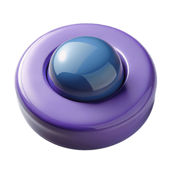 elegant contemporary A single button, professional png
