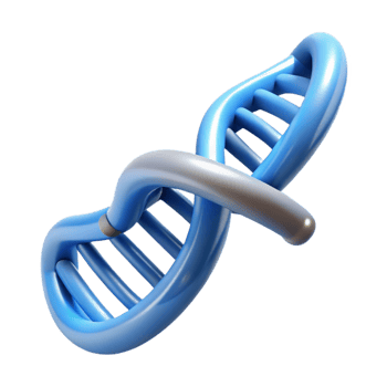 dramatic classic A DNA strand unraveling, professional png
