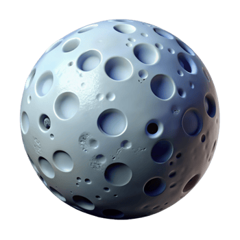 stunning minimalist A single, full moon with visible craters 4K png