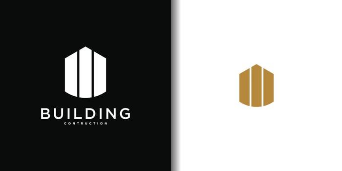 building logo designs construction vector