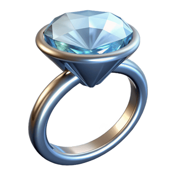 dramatic artistic A sparkling diamond ring, set in a silver band exclusive png