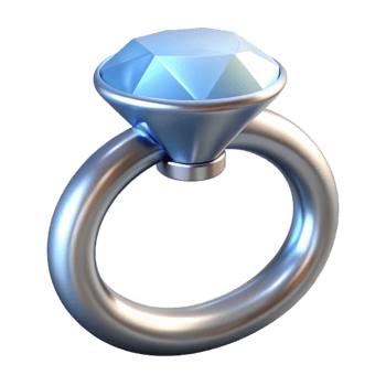 extraordinary contemporary A sparkling diamond ring, set in a silver band detailed png