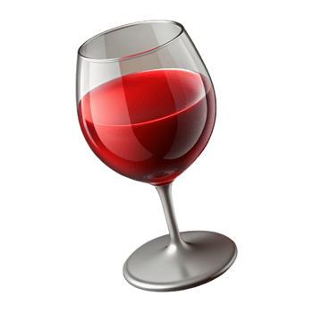 elegant classic Glass of red wine original png