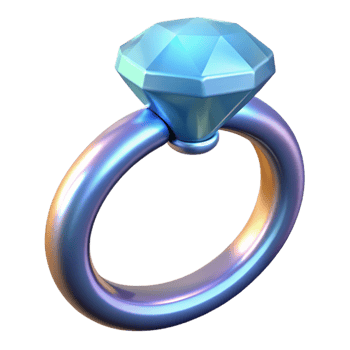 beautiful minimalist Diamond engagement ring original png