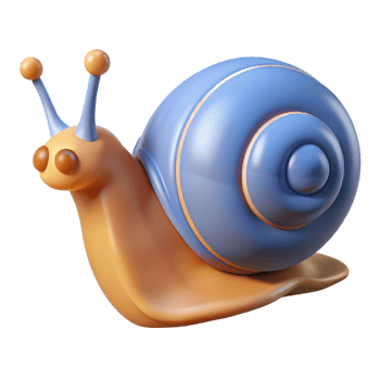 stunning classic A snail crawling exclusive png