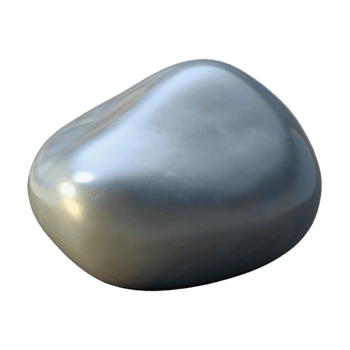 wonderful artistic Smooth river stone, grey high quality png