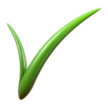 serene modern Single blade of grass 4K png