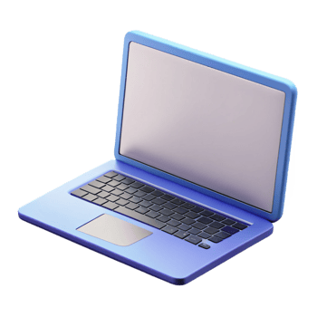 wonderful creative Laptop computer with blank screen original png