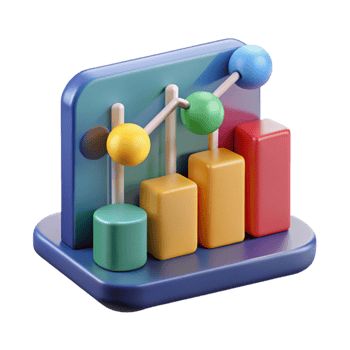 elegant abstract Big data analytics chart high quality png