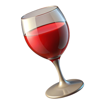 stunning classic A glass of red wine, high quality png
