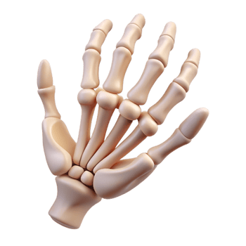 beautiful minimalist A skeleton hand, reaching out, detailed png
