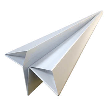 dramatic vintage A paper airplane, folded from white paper exclusive png
