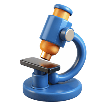 beautiful contemporary A microscope, scientific instrument original png