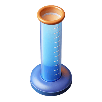 wonderful contemporary A graduated cylinder with markings original png