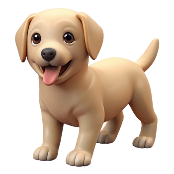 wonderful classic A playful Labrador Retriever puppy, original png