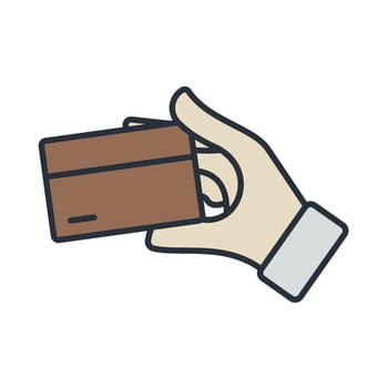 payment icons colours vector