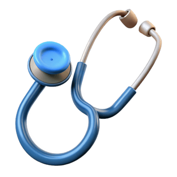 vibrant rustic A stethoscope, medical instrument, high resolution png