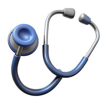 extraordinary abstract A stethoscope, medical instrument, high quality png
