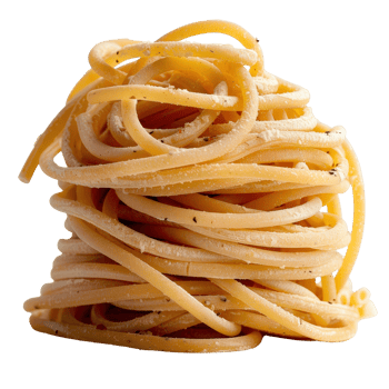 Freshly Twisted Spaghetti Noodles Stacked Neatly for Culinary Inspiration and Presentation png
