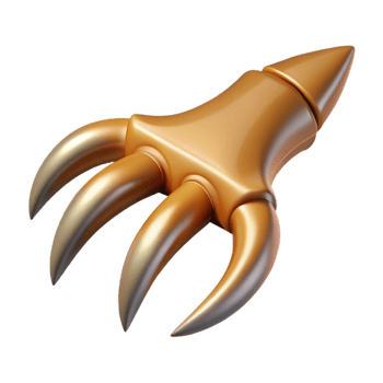 stunning modern A single, sharp claw belonging to a dragon, genuine png