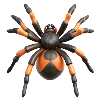 stunning artistic A tarantula spider original png