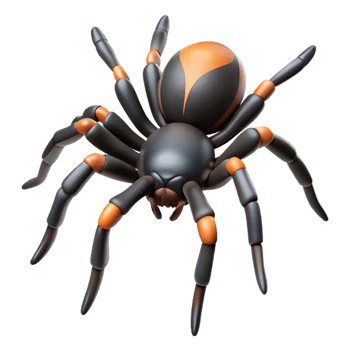 serene vintage A tarantula spider 4K png