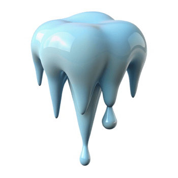 wonderful abstract A single, dripping icicle authentic png
