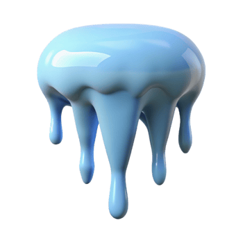 dramatic traditional A single, dripping icicle detailed png