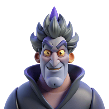 impressive minimalist Hades, God of the Underworld, stern expression, high quality png